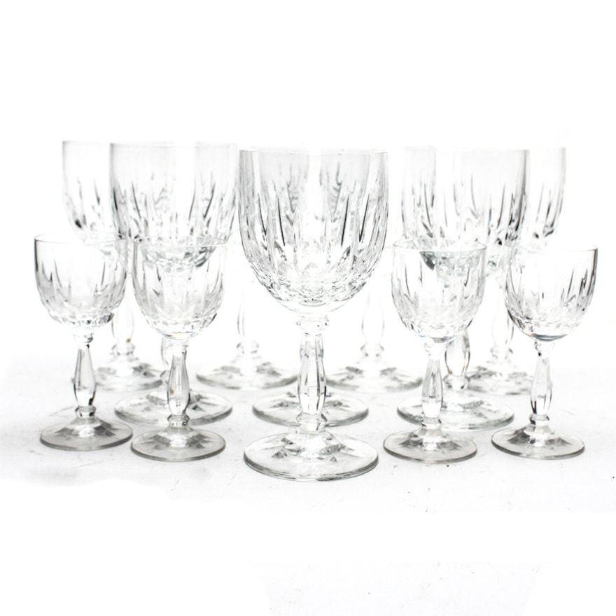 Crystal Wine Goblets and Cordials