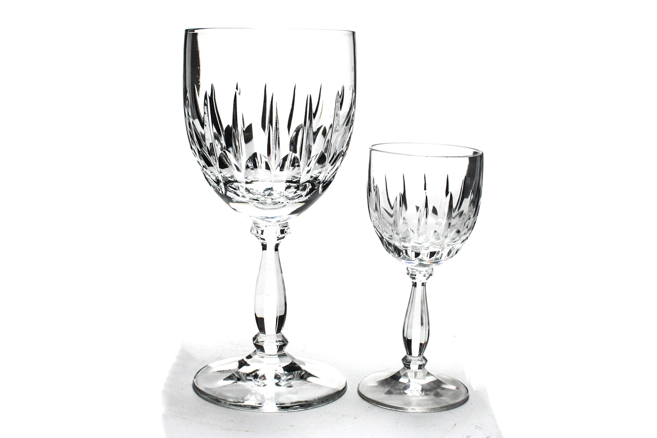 Crystal Wine Goblets and Cordials