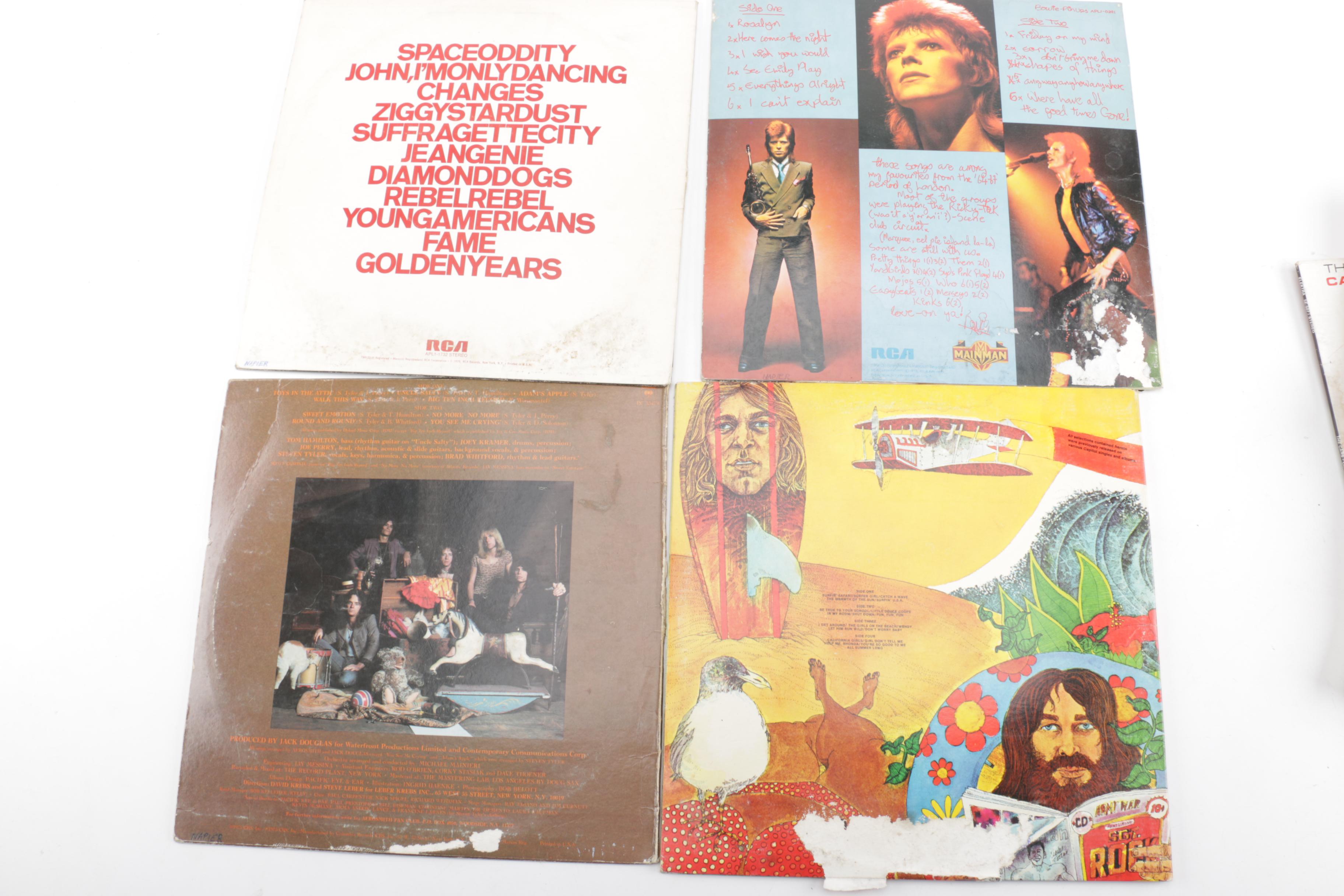 David Bowie, KISS, the Cars and Other Classic Rock/Pop LPs