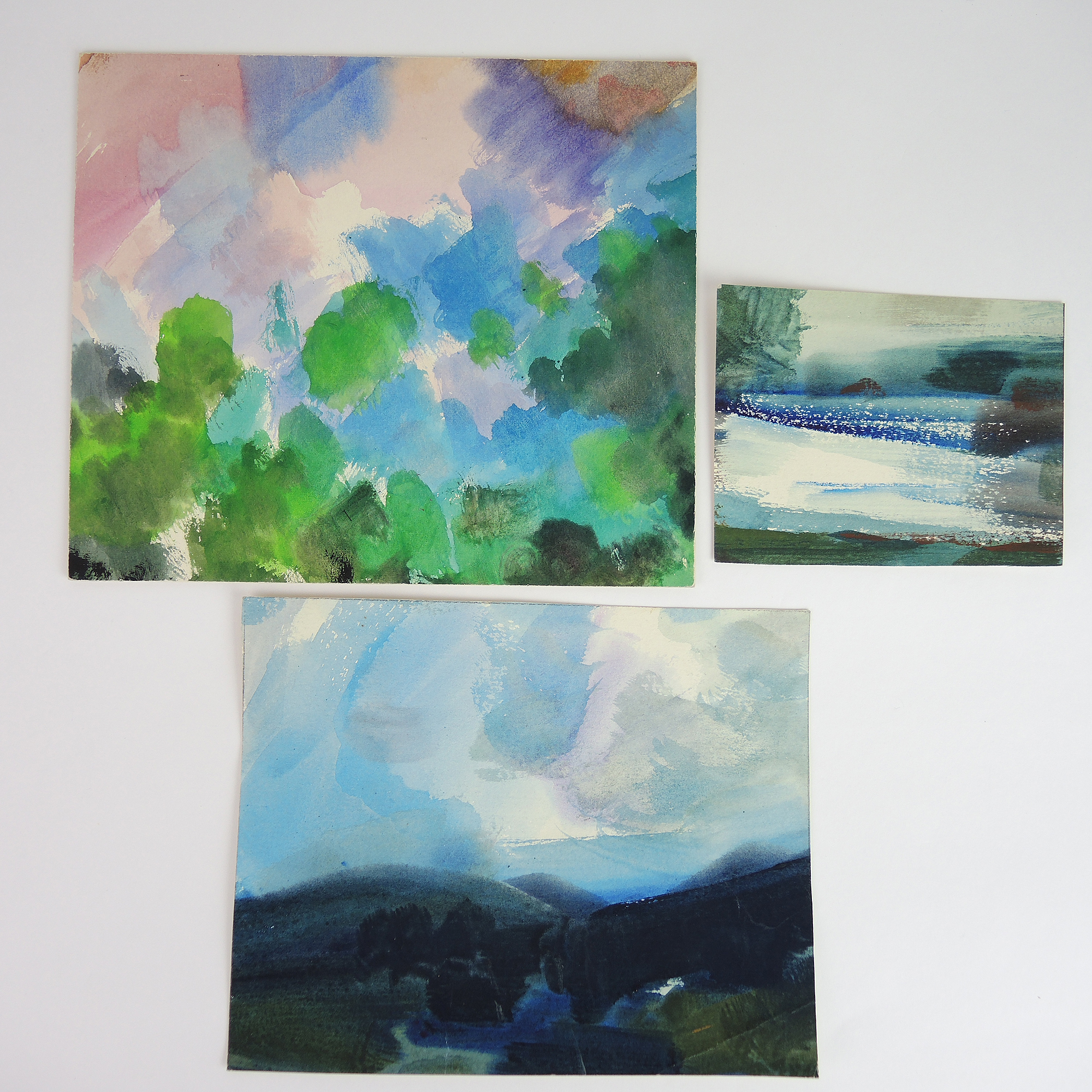 Paul Chidlaw Collection of Watercolor Landscape Paintings