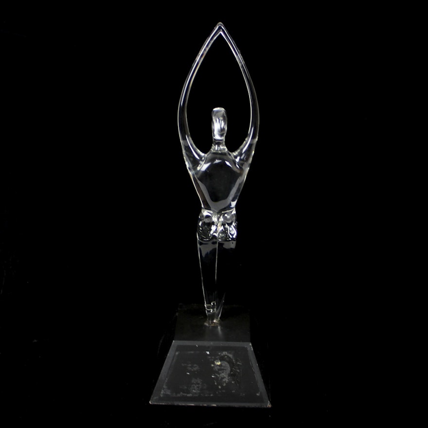 Fräbel Glass Figurine of a Dancer