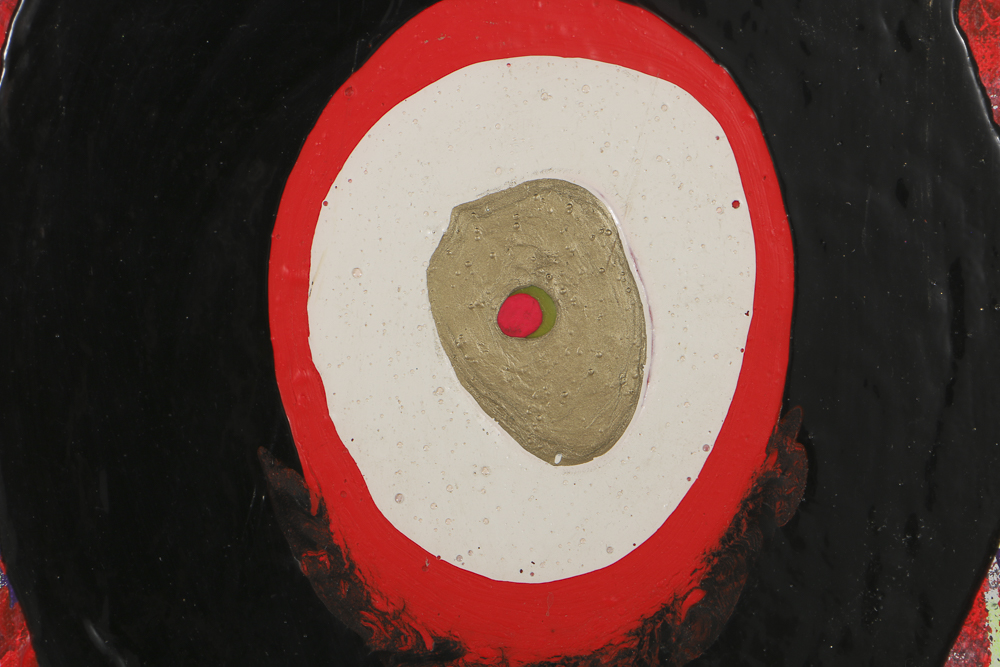 Lucy Baker Acrylic Painting on Canvas "Tropical Remix"