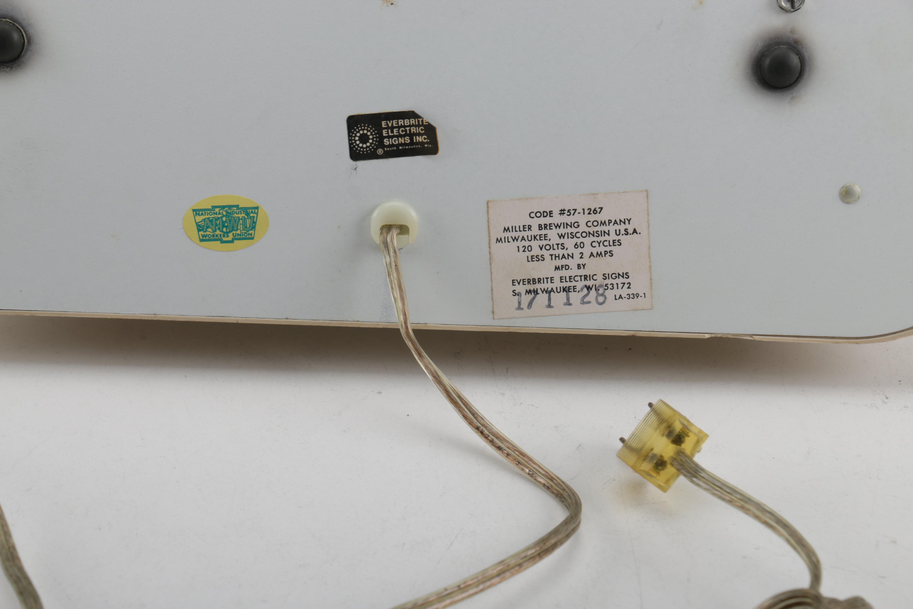 Miller Lite Electric Sign