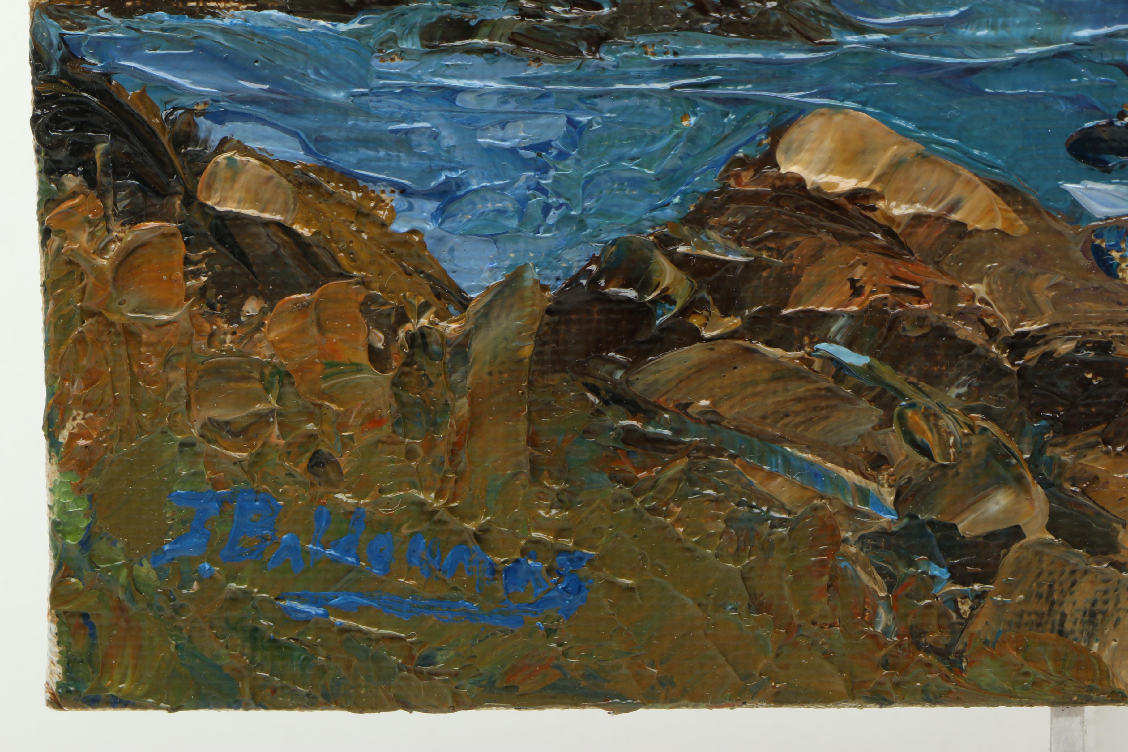 James Baldoumas 2017 Landscape Oil Painting on Canvas Board "The Pemi"