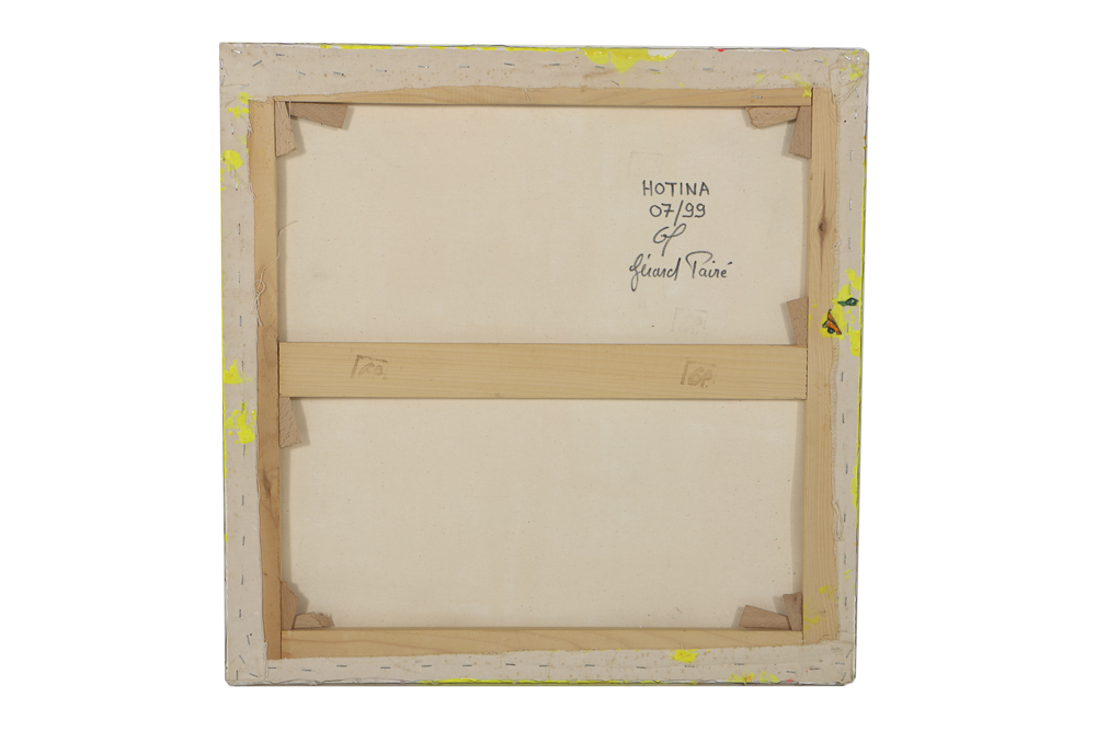 Gérard Paire Acrylic Painting on Canvas "Hotina"