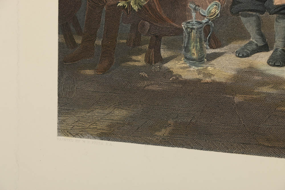 Pair of Restrike Engravings on Paper of Figurative Scenes