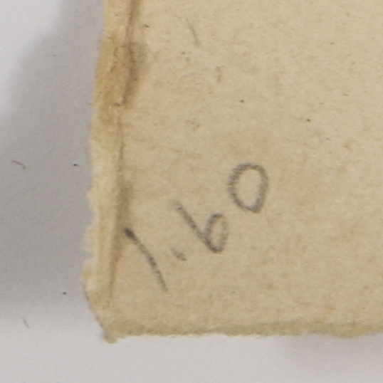 William Perehudoff Color Field Acrylic Painting on Deckle Edge Paper