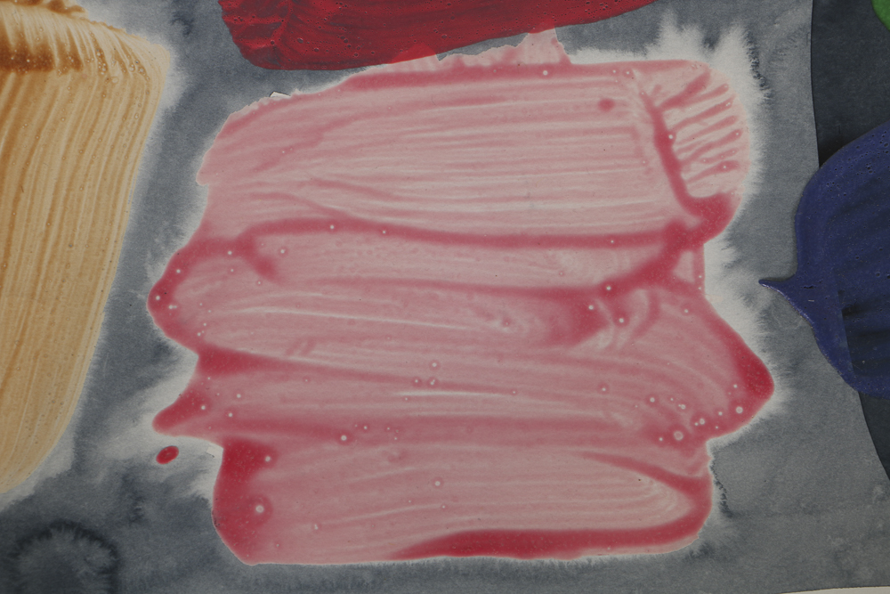 John McLean Abstract Acrylic Painting on Paper