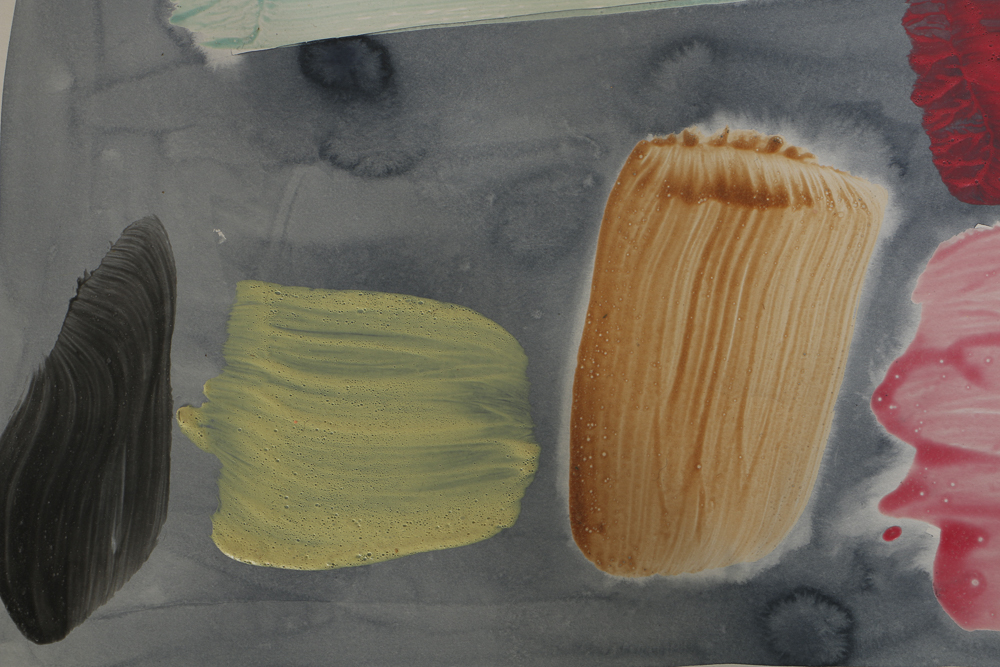 John McLean Abstract Acrylic Painting on Paper