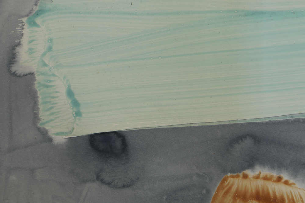 John McLean Abstract Acrylic Painting on Paper