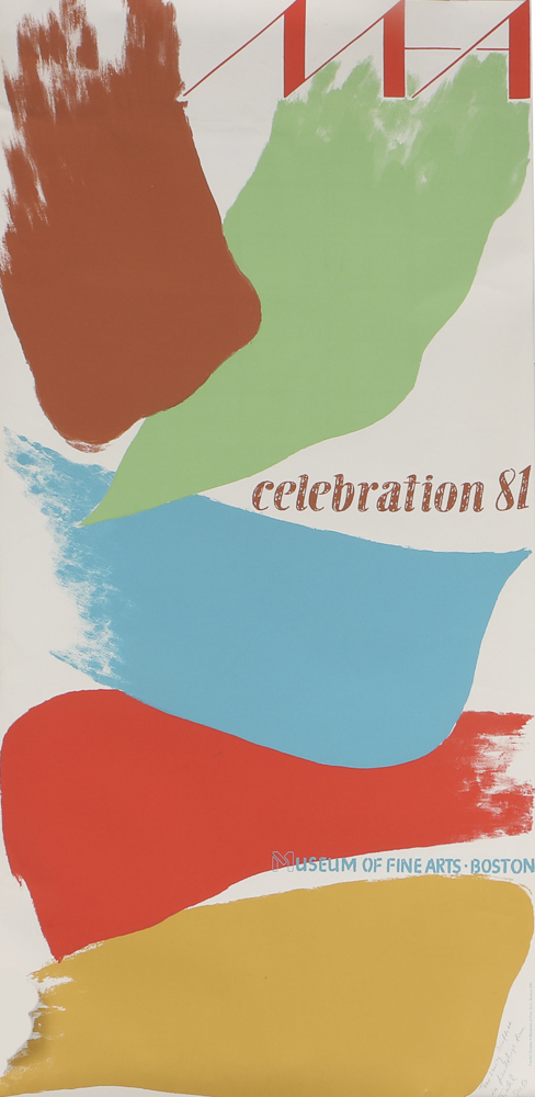 Friedel Dzubas Screen Print "Museum of Fine Arts, Boston: Celebration 81"