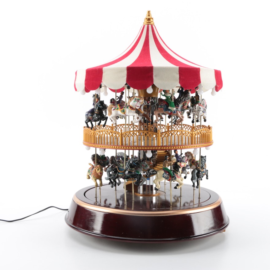 Double Decker Carousel Music Box