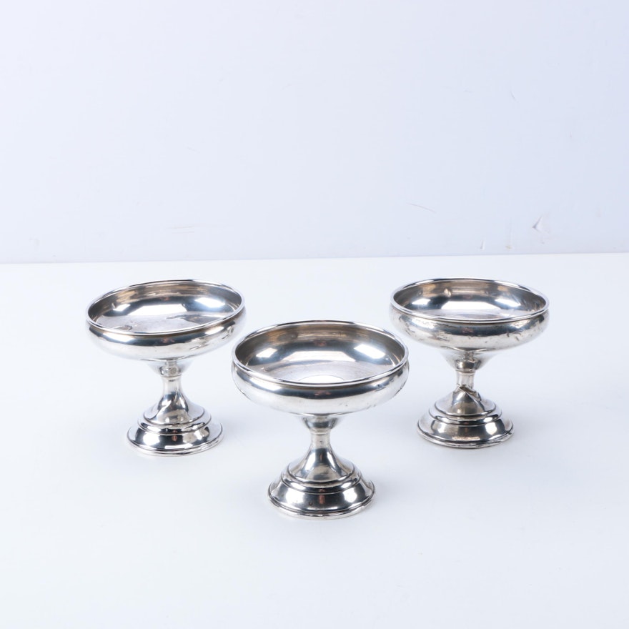 Weighted Sterling Silver Sherbet Cups