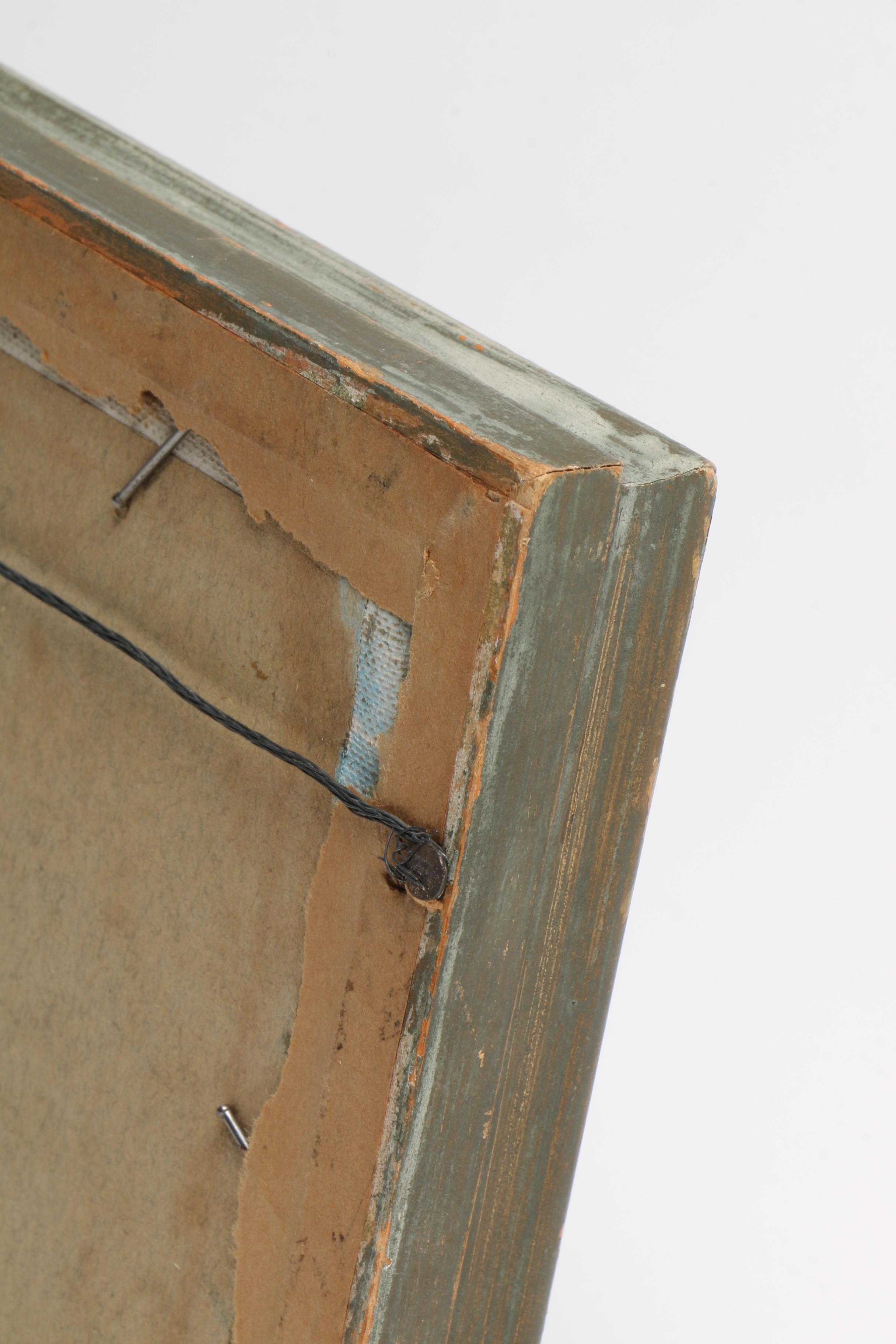 Oil Painting on Canvas Board of a Monument