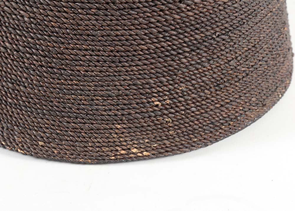 Rattan Side Table by Crate & Barrel