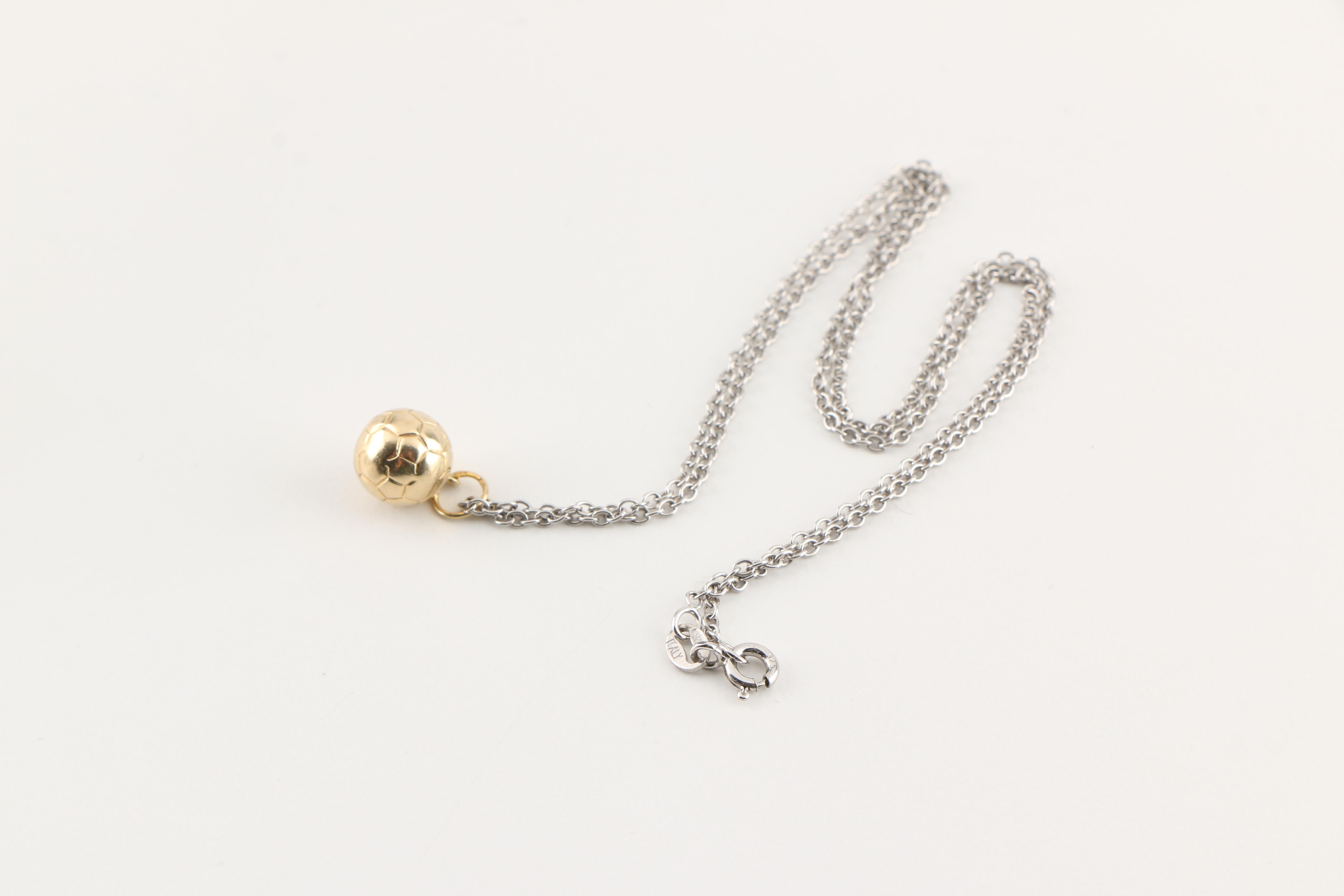 Sterling Silver Jewelry Including Walter E Hayward Cufflink and 14K Gold Pendant