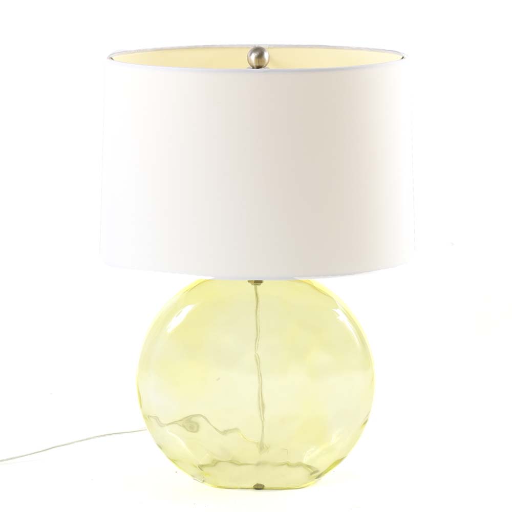 Contemporary Glass Table Lamp