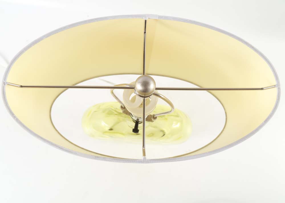 Contemporary Glass Table Lamp