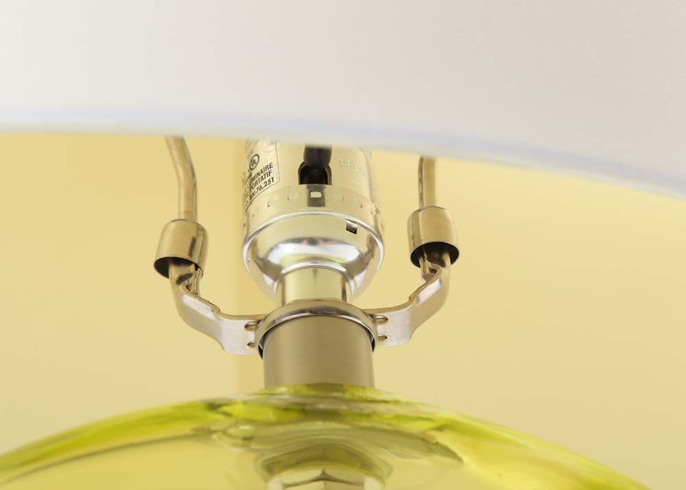 Contemporary Glass Table Lamp