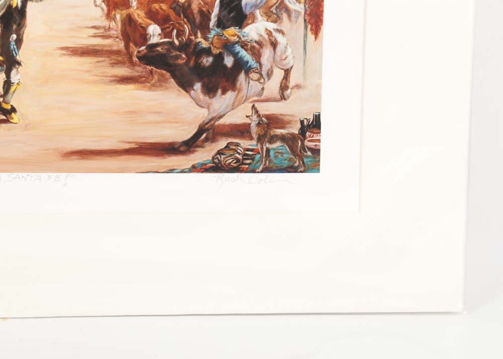 Rush Cole Limited Edition Giclee "Viva Santa Fe"