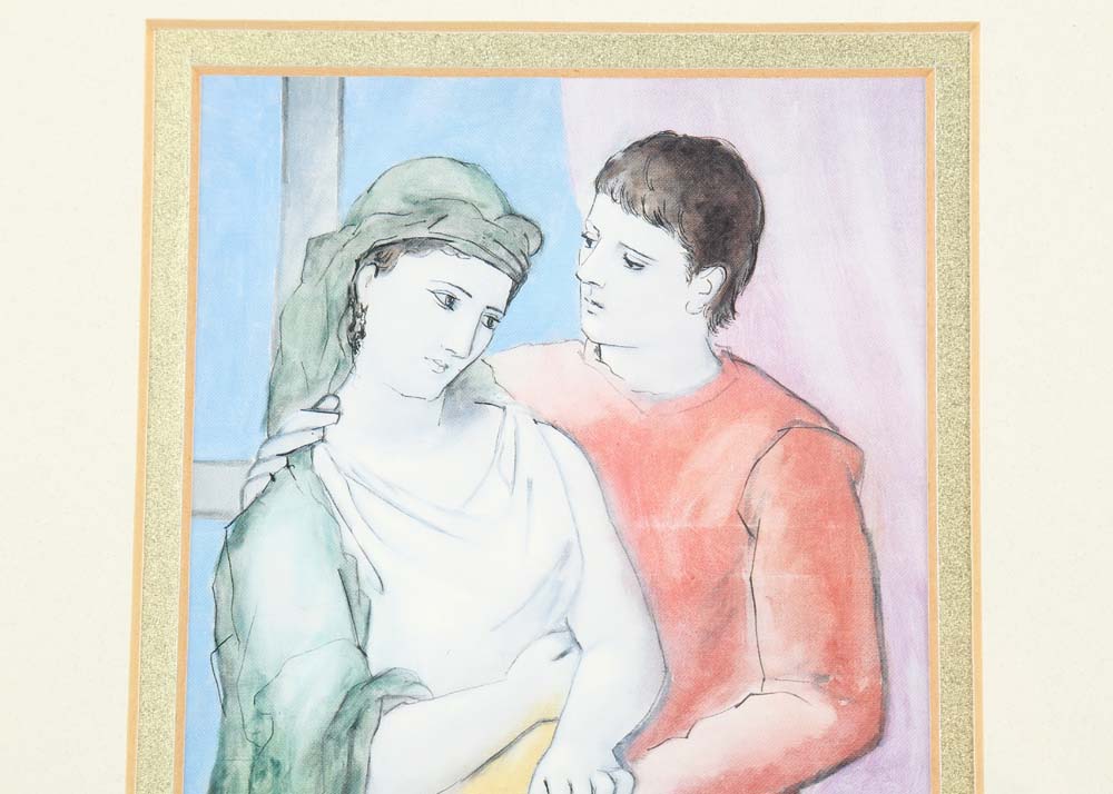 After Pablo Picasso Offset Lithograph "Cheap Lovers"