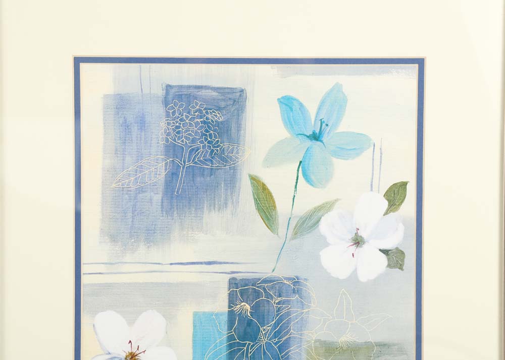 Fernando Leal Offset Lithographs "Serene Study I" and "Serene Study II"