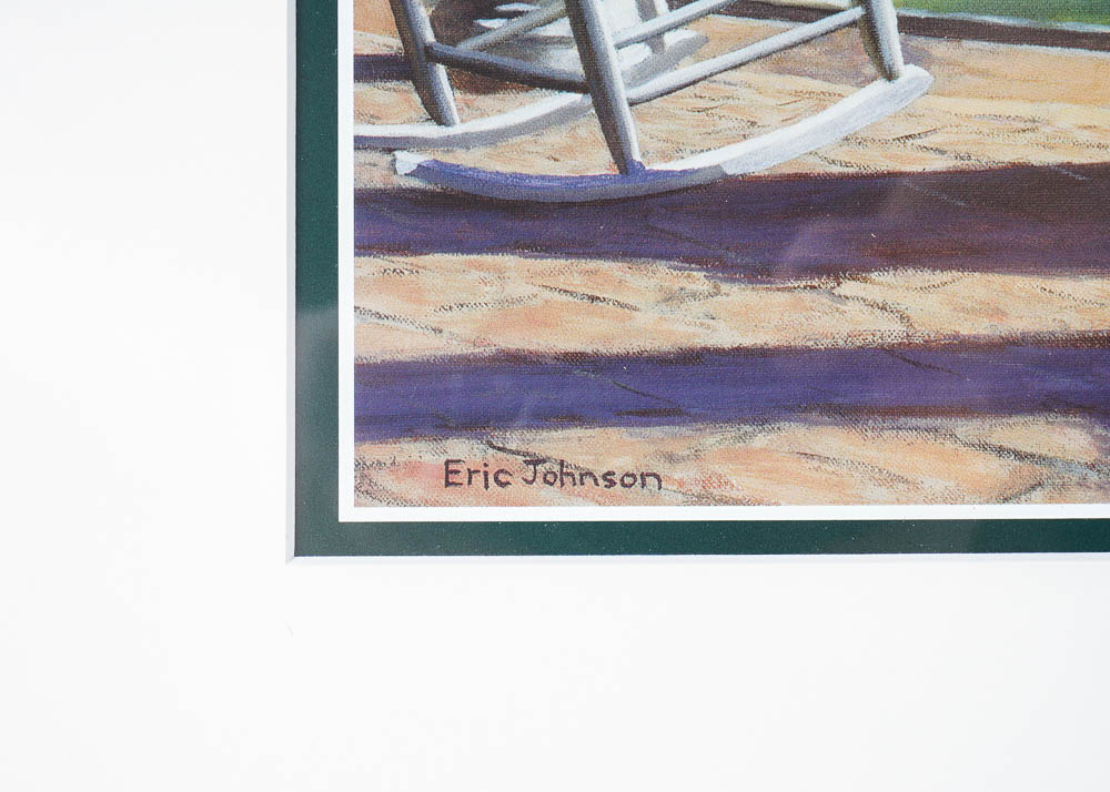 Collection of Eric Johnson Offset Lithographs of Golf Scenes
