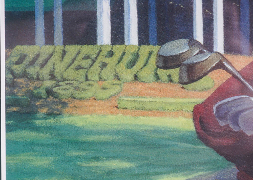 Collection of Eric Johnson Offset Lithographs of Golf Scenes