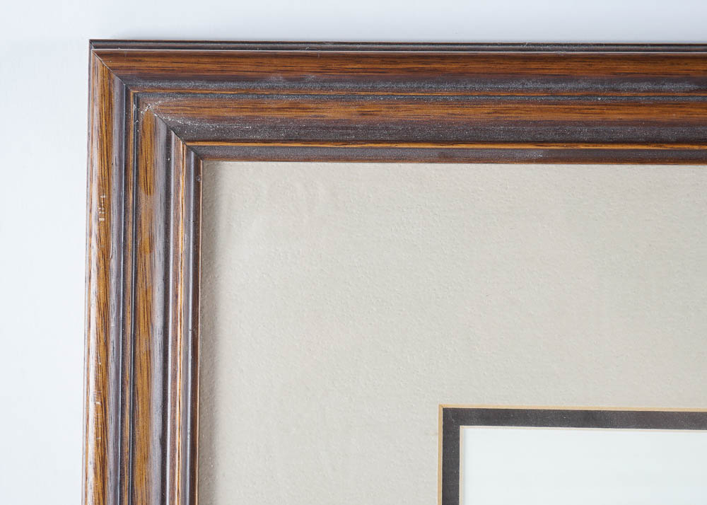 Jim Oliver Offset Lithograph on Paper "Snow Leopard Cub"