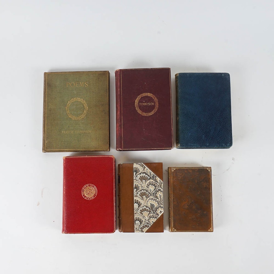 Antique and Vintage Poetry Books