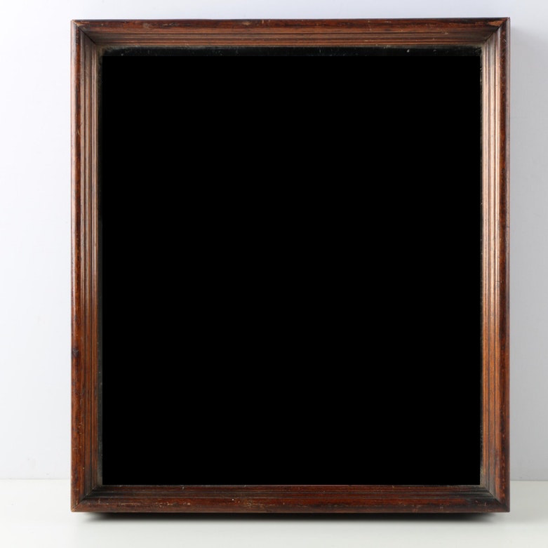 Vintage Wooden Framed Mirror