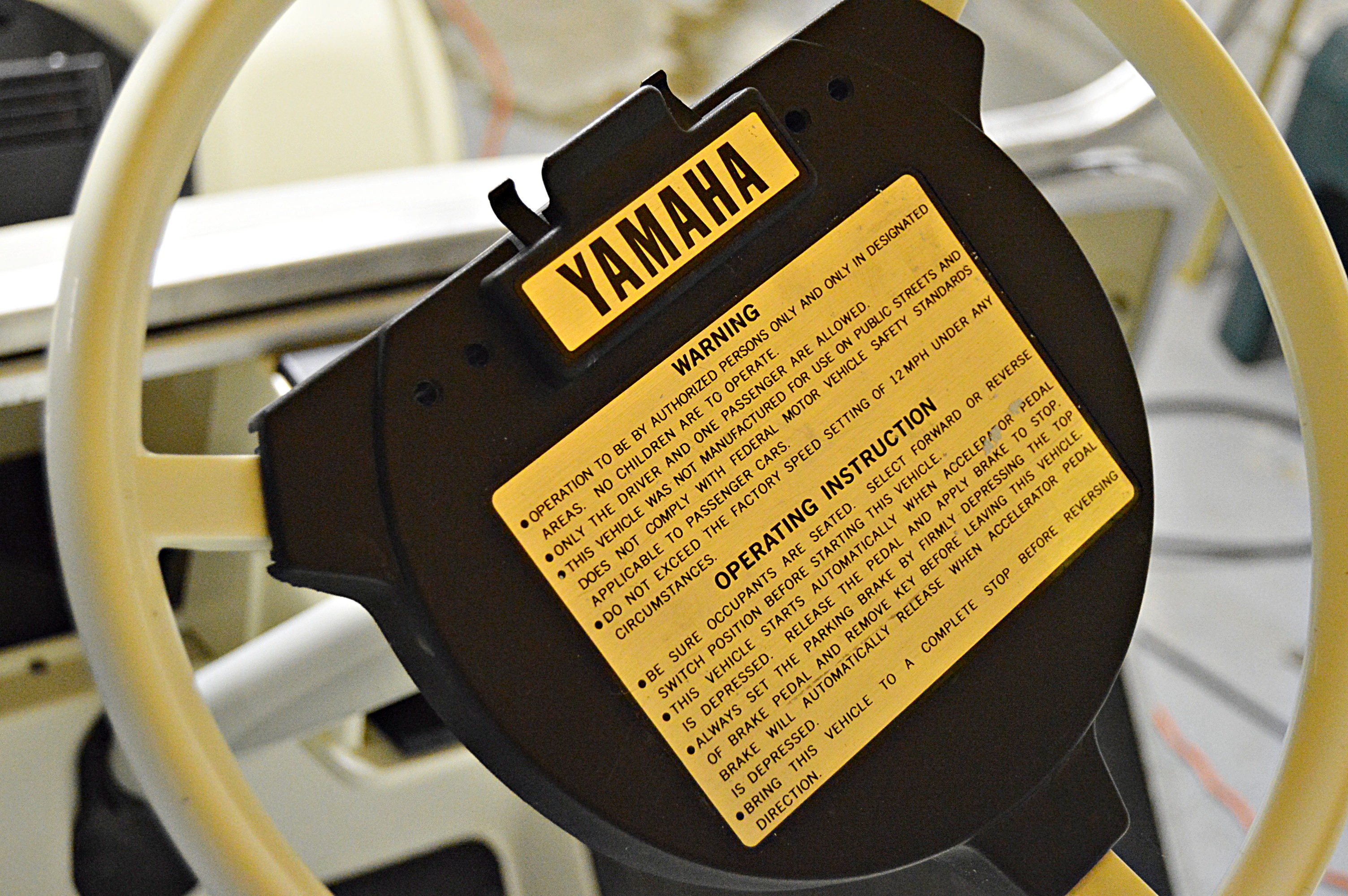 Yamaha G2-E Electric Golf Cart