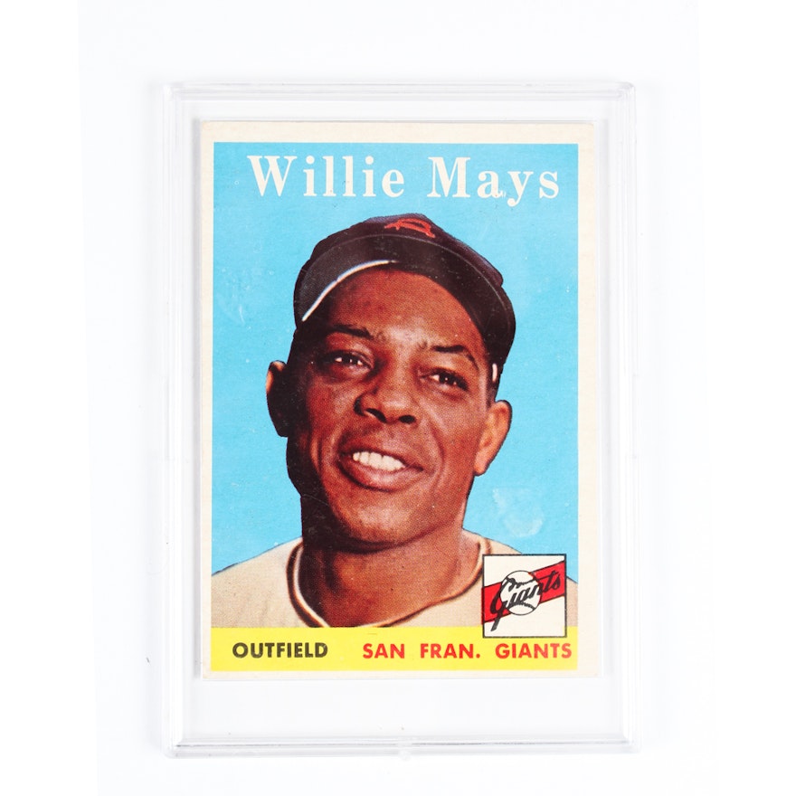 1958 Willie Mays San Francisco Giants Topps #5 Baseball Card