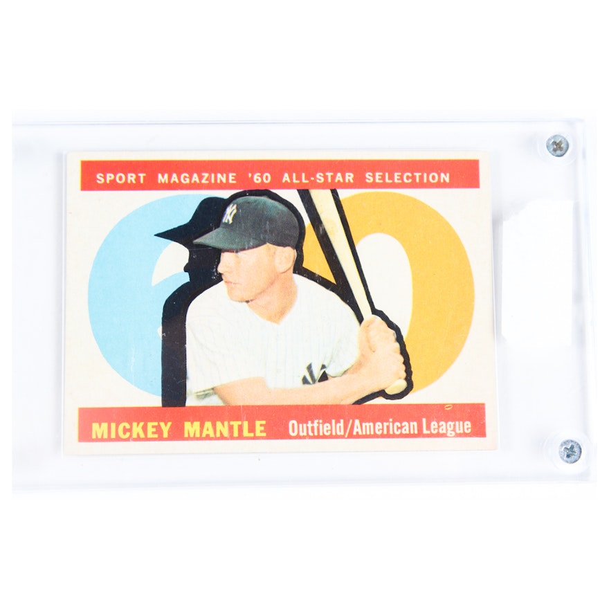 1960 Topps Mickey Mantle Card