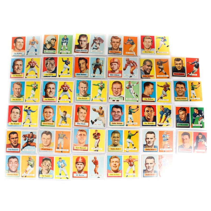 Assorted 1957 Topps Football Cards