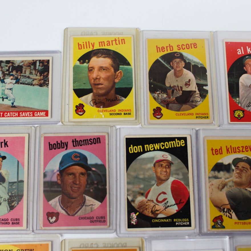 Assorted 1959 Topps Baseball Cards