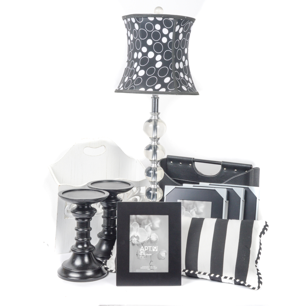 Pottery Barn and More Black and White Decor Collection