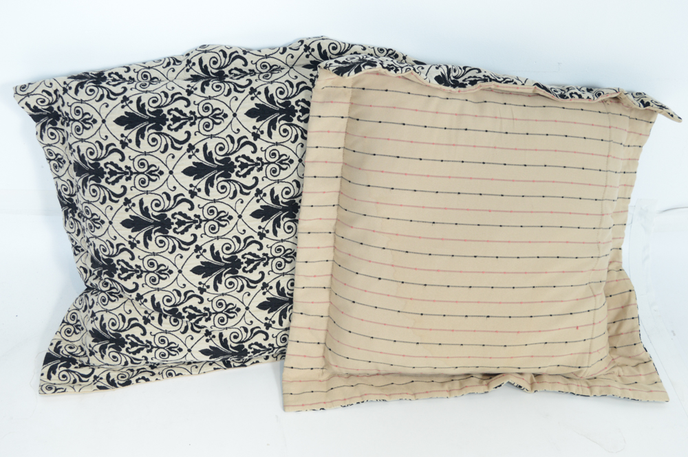 Crushed Velvet and Damask Bedding Set