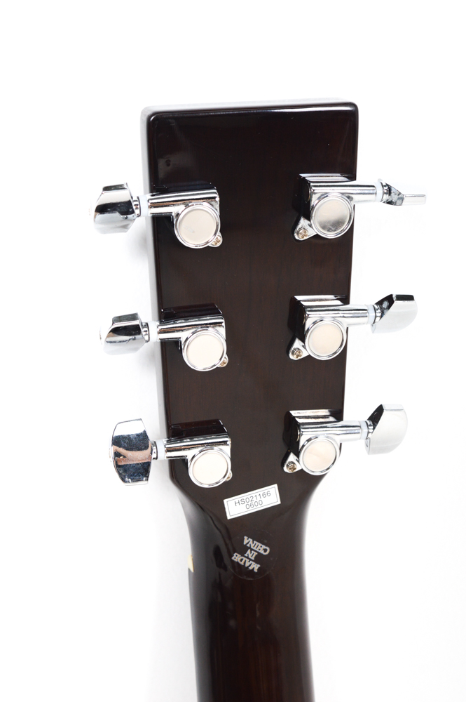 Indiana Scout Dreadnought Style Acoustic Guitar and Case