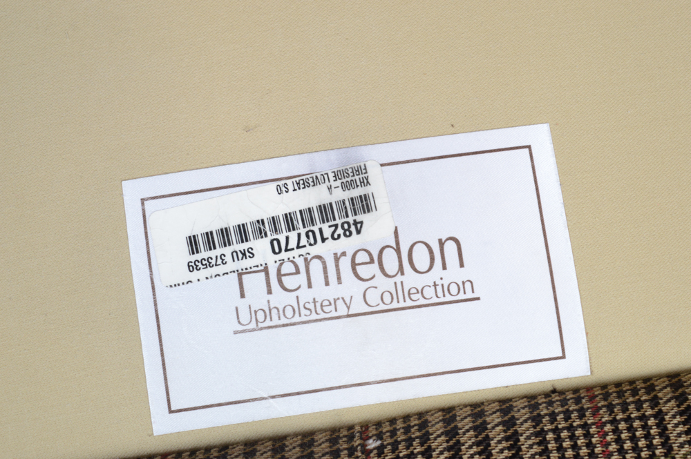 Henredon Ultra-Soft Houndstooth Loveseat
