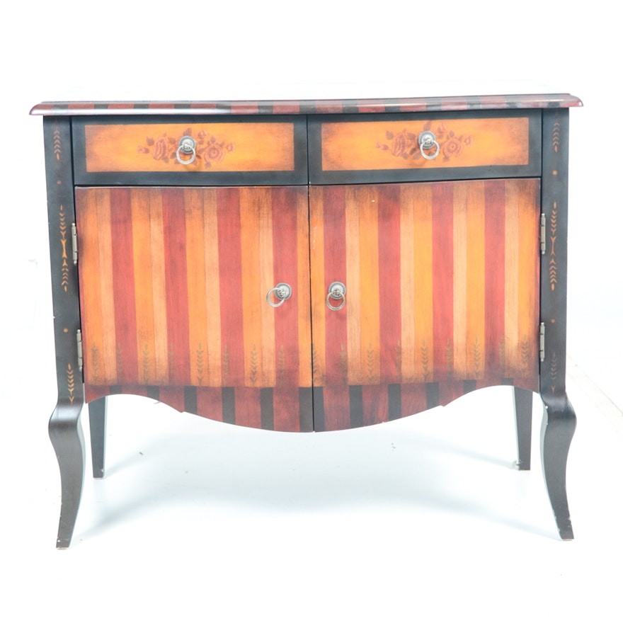 Victorian-Inspired Painted Wood Accent Chest