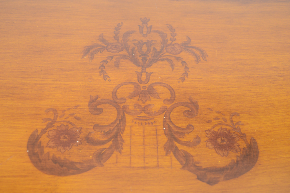 Victorian-Inspired Painted Wood Accent Chest