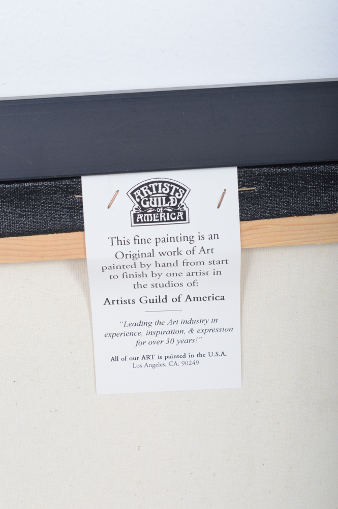 Paris Themed Artist's Guild of America Acrylics on Canvas