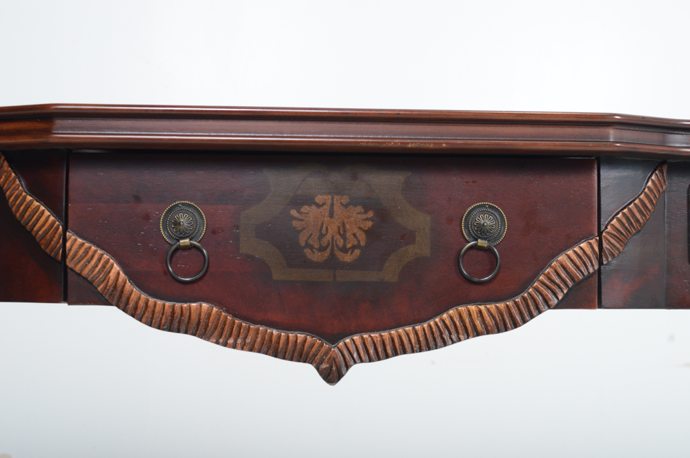 Stenciled Hall Table