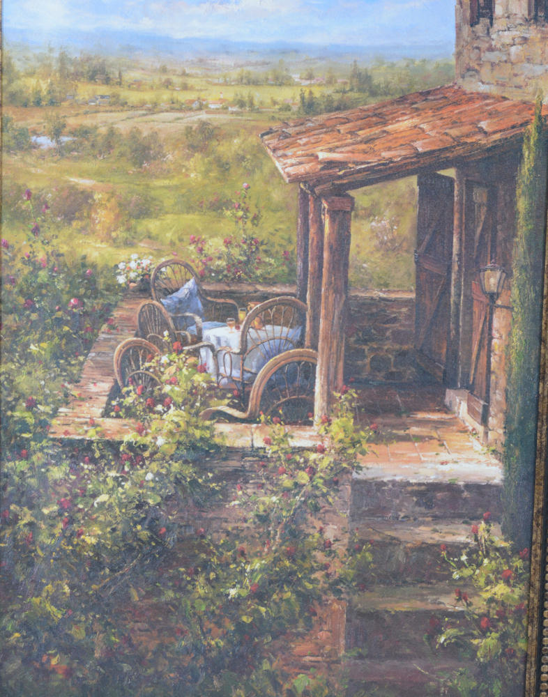 Tuscan Villa Giclee Reproduction Artwork