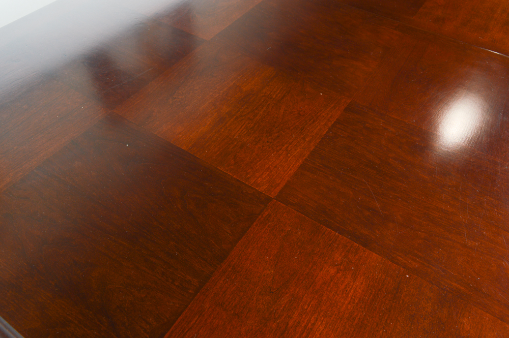 Stanley Patchwork Veneer Dining Table