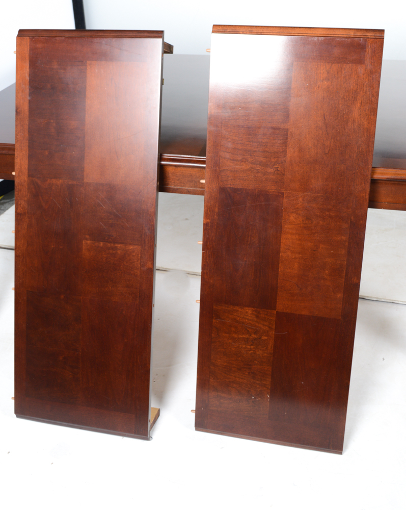 Stanley Patchwork Veneer Dining Table