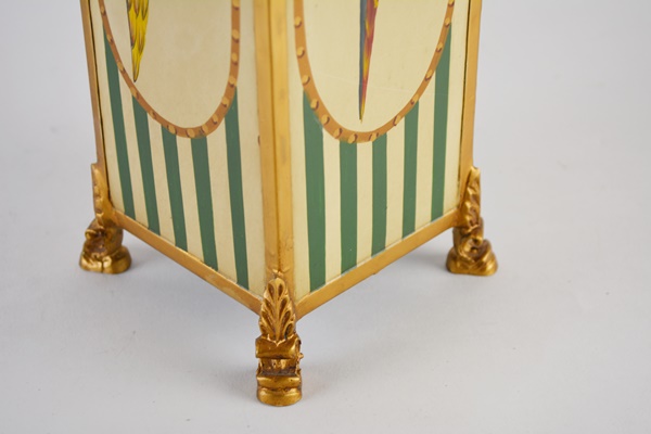 Four Faux Plants With Red Amaryllis