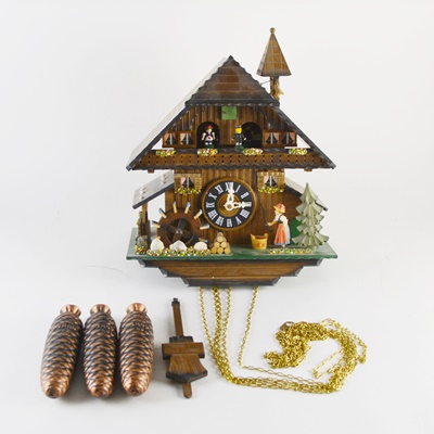 Reuge Fröhliche Wanderer Cuckoo Clock