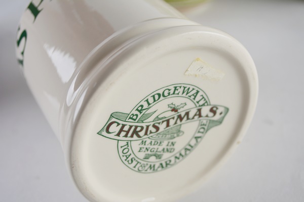 Assortment of Christmas Mugs including Crate and Barrel